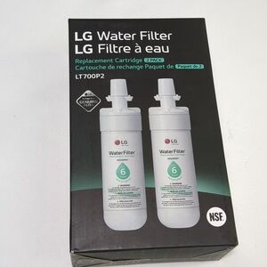 LG Refrigerator LTZ700P2 Replacement Water Filter Lot Of 2 ADQ36006121 Sealed